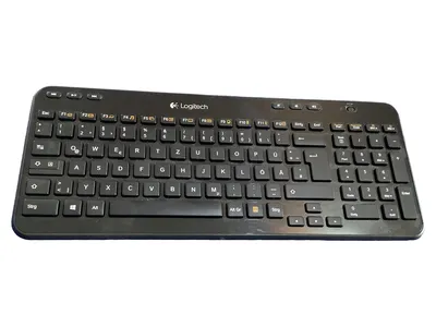 Logitech K270 Kabellose Tastatur Schwarz QWERTZ PC Computer Gebraucht