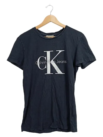 Calvin Klein Jeans Herren T-Shirt Schwarz Gr. L
