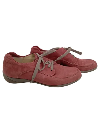 Hassia Damen Schnürschuhe Rot Gr. 39.5 Casual Bequemschuhe