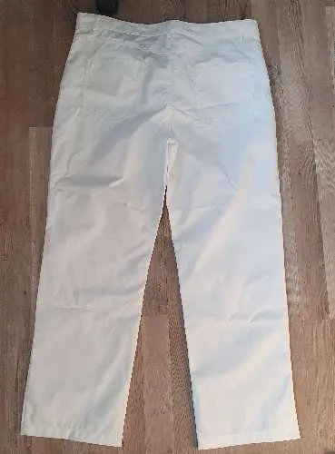 Herren Arbeitshose Weiß Gr. 52/54 Baumwolle Berufshose Basic