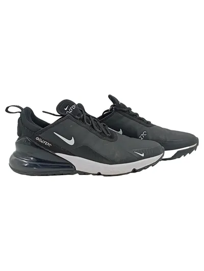 Nike Air Max 270 G Golfschuhe Herren Sport Synthetik Schwarz Gr. 44