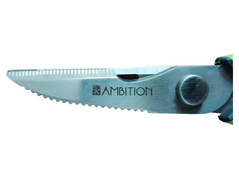 AMBITION Küchenschere Grün 23cm Geflügelschere Haushaltsschere 2