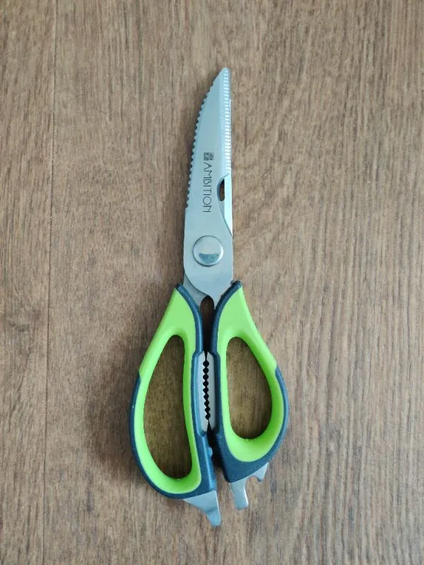 AMBITION Küchenschere Grün 23cm Geflügelschere Haushaltsschere 6