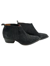Buttero Damen Chelsea Boots Stiefeletten Wildleder Schwarz Gr. 37 Casual 1