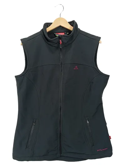 OCK Damen Funktionsweste Gr. 42/XL Schwarz Outdoor Reißverschluss