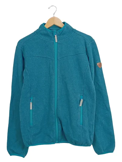 FIT-Z Kinder Fleecejacke Gr. 164 Türkis Outdoor