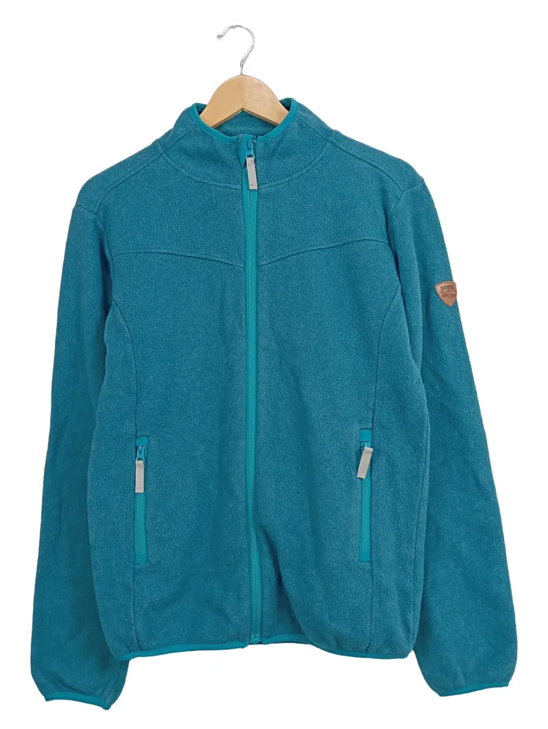 FIT-Z Kinder Fleecejacke Gr. 164 Türkis Outdoor 1