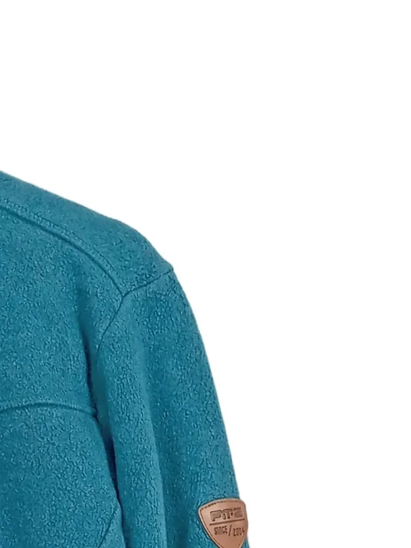 FIT-Z Kinder Fleecejacke Gr. 164 Türkis Outdoor 3