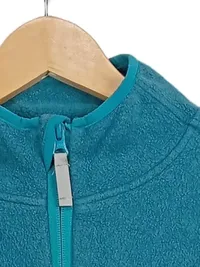 FIT-Z Kinder Fleecejacke Gr. 164 Türkis Outdoor 4