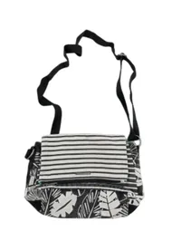 DAKINE Umhängetasche Damen Casual Schwarz Blattmuster Streifen 1