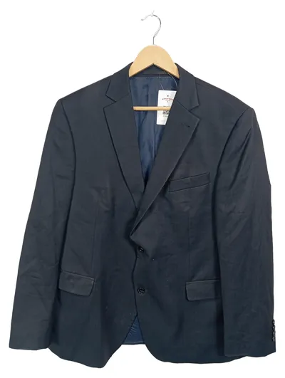STROKESMAN'S Herren Sakko Anzugjacke Gr. 52 Grau Business Klassisch