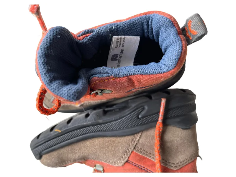 Elefanten Kinder Outdoorschuhe Wanderschuhe Orange Gr. 23 Gore-Tex 7