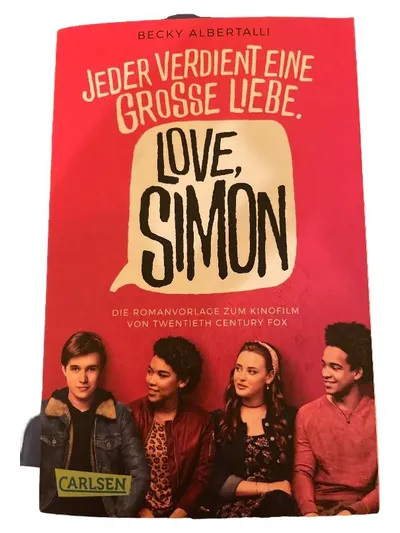 Love Simon Becky Albertalli Jeder verdient eine große Liebe Roman