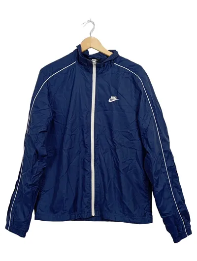 Nike Trainingsjacke Herren Gr. M Sportjacke Blau Windbreaker