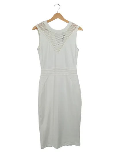 SuperTrash Cocktailkleid Damen Gr. 38/M Weiß Elegant