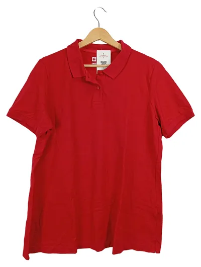 Engelbert Strauss Poloshirt Damen Rot Gr. 42/XL Casual Baumwolle