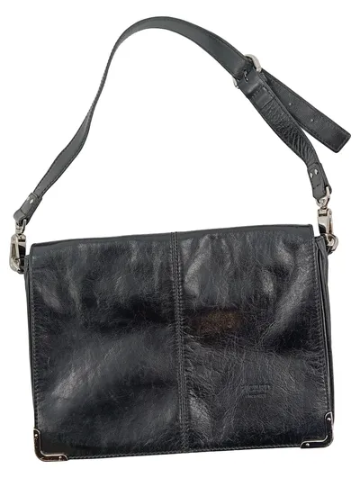 PICARD Damen Umhängetasche Schwarz Leder Business Schultertasche
