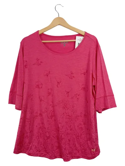 CMP Damen Sport Shirt 3/4-Arm Pink Gr. 50/4XL Polyester