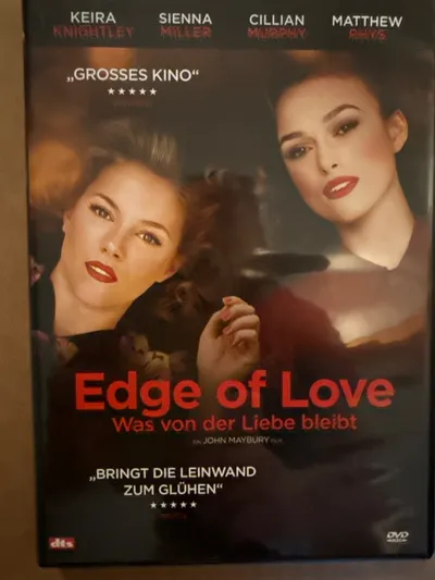 Edge of Love DVD Drama Keira Knightley Sienna Miller Cillian Murphy