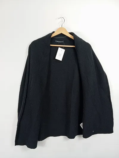 Marc O'Polo Strickjacke Damen Gr. 34/XS Schwarz Casual Wolle