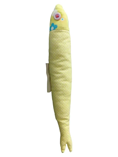 ARMAZÉM DOS LINHOS Kuscheltier Fisch Stofftier Charmant Gelb 24cm