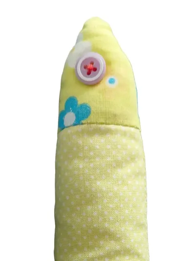 ARMAZÉM DOS LINHOS Kuscheltier Fisch Stofftier Charmant Gelb 24cm