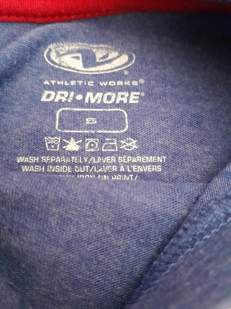 Athletic Works Kinder T-Shirt Hockey Gr. 110 Blau Sportlich Kurzarm 3