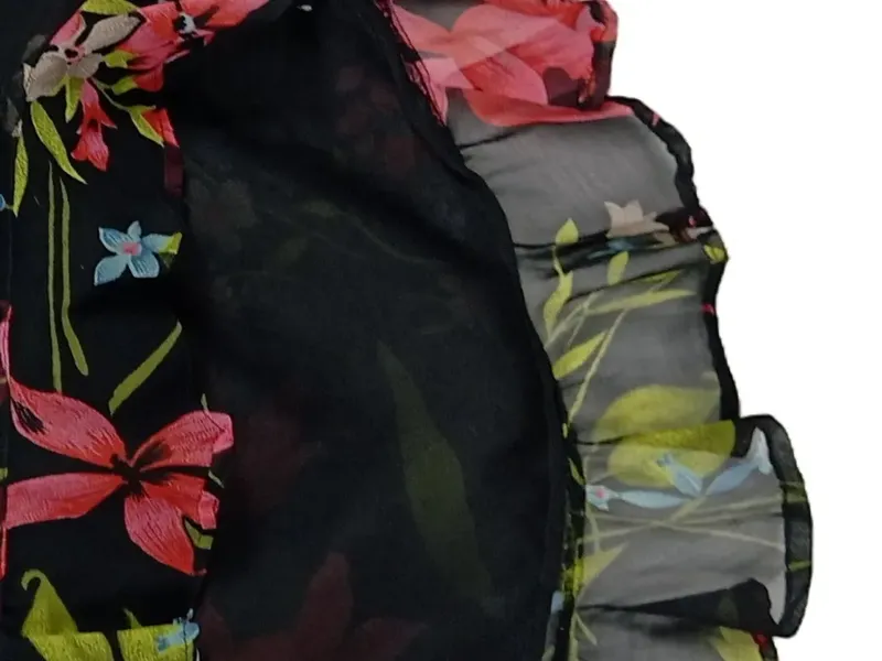 Broadway Damen Faltenrock Blumenmuster Mehrfarbig Gr. M Feminin 4