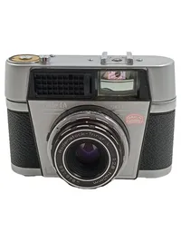 Braun Paxette IA electromatic 35mm Kamera Rodenstock-Trinar 40mm f/2.8 1