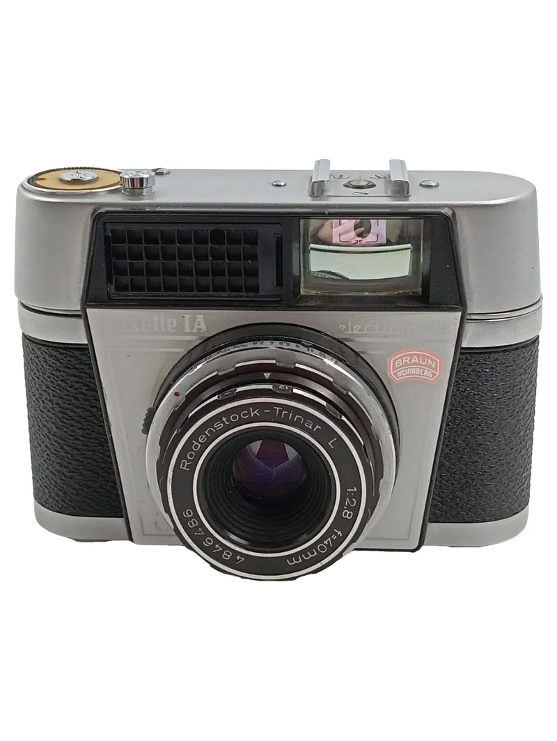 Braun Paxette IA electromatic 35mm Kamera Rodenstock-Trinar 40mm f/2.8 1