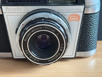 Braun Paxette IA electromatic 35mm Kamera Rodenstock-Trinar 40mm f/2.8