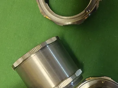Pentacon Tuben- und Ringsatz Makro Metall 3tlg Silber Fotozubehör