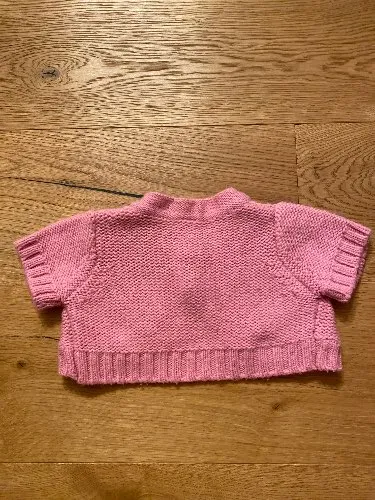 Hello Kitty Kinder Mädchen Strickjacke Bolero Pink Gr. 86 Charmant