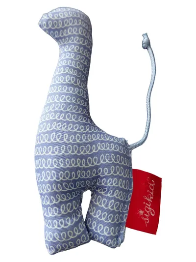 sigikid Kuscheltier Giraffe Stofftier Blau Charmant Baby ab 2 Monate 14cm