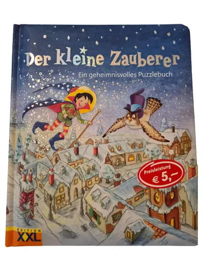 Edition XXL Der kleine Zauberer Puzzlebuch Activity Buch Eule Blau