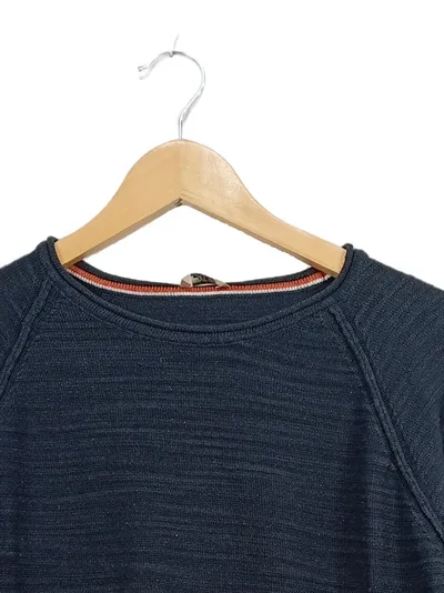 FIT-Z Pullover Jungen Strickpullover Gr. 176-182 Blau Baumwollmix Basic