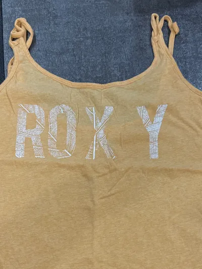 ROXY Damen Tanktop Orange Gr. M Casual Baumwolle