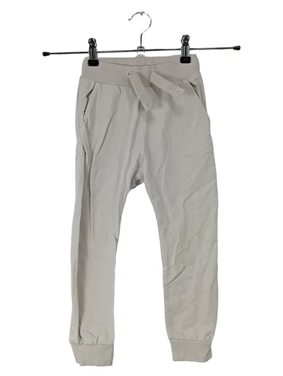 Next Jogginghose Kinder Gr. 110 Beige Baumwolle Sweathose