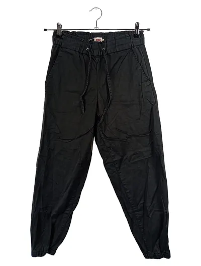 Levi's Damen Jogginghose Jogger Schwarz Gr. XS Baumwolle Casual