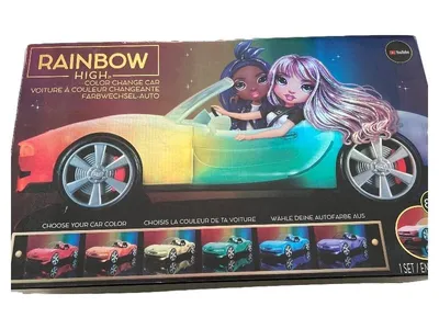 Rainbow High Color Change Car Spielzeugauto Mehrfarbig Kunststoff 21cm