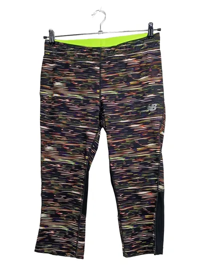 New Balance Damen Capri Leggings Sport Laufhose Gr. L Mehrfarbig
