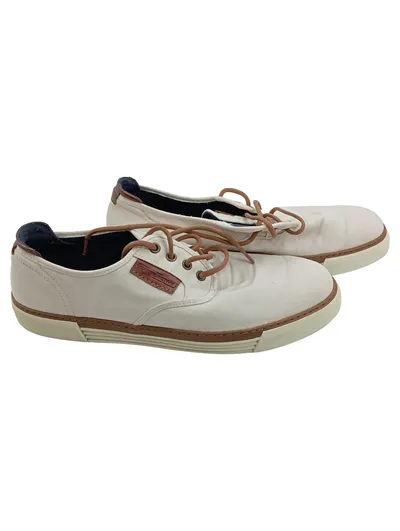 Camel Active Herren Sneaker Schnürschuhe Beige Canvas Gr. 44,5