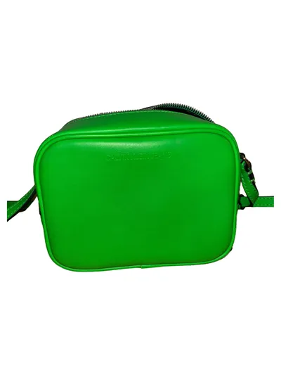 Calvin Klein Jeans Umhängetasche Damen Grün Camera Bag CK Logo
