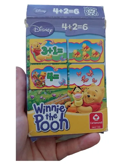 Disney Winnie the Pooh 4+2=6 Lernspiel Rechenspiel Cartamundi Kinder ab 4 Jahre