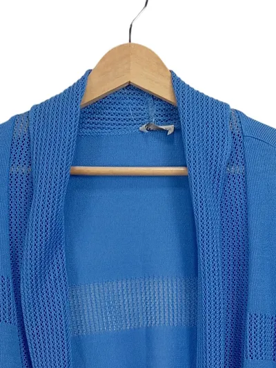 Atelier Goldner Schnitt Damen Strickjacke Blau Gr. 48/4XL Casual