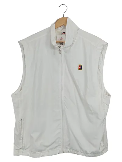 Nike Damen Funktionsweste Gr. 40 Weiß Sportlich Outdoor Weste