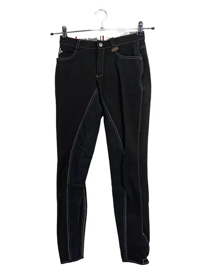 Lauria Garrelli Reithose Kinder 164 Schwarz Sportlich