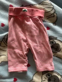 Eat Ants by Sanetta Baby Hose Mädchen Gr. 62 pink gestreift Baumwolle 3