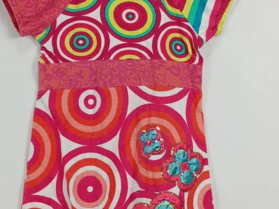 Desigual Kinder Freizeitkleid Mädchen bunt Gr. 128 (7-8 Jahre)