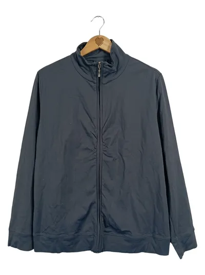 VENICE BEACH Trainingsjacke Damen Gr. 48 Grau Sportlich